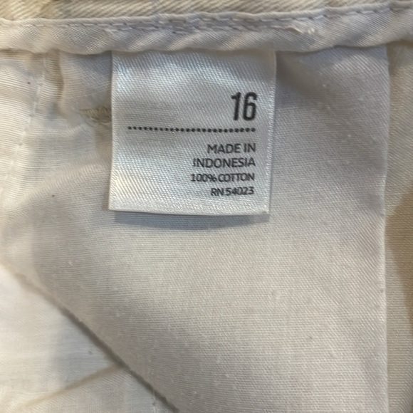 Old Navy khaki pants plain front adjustable waist pockets 100% cotton boys 16 - Picture 10 of 13